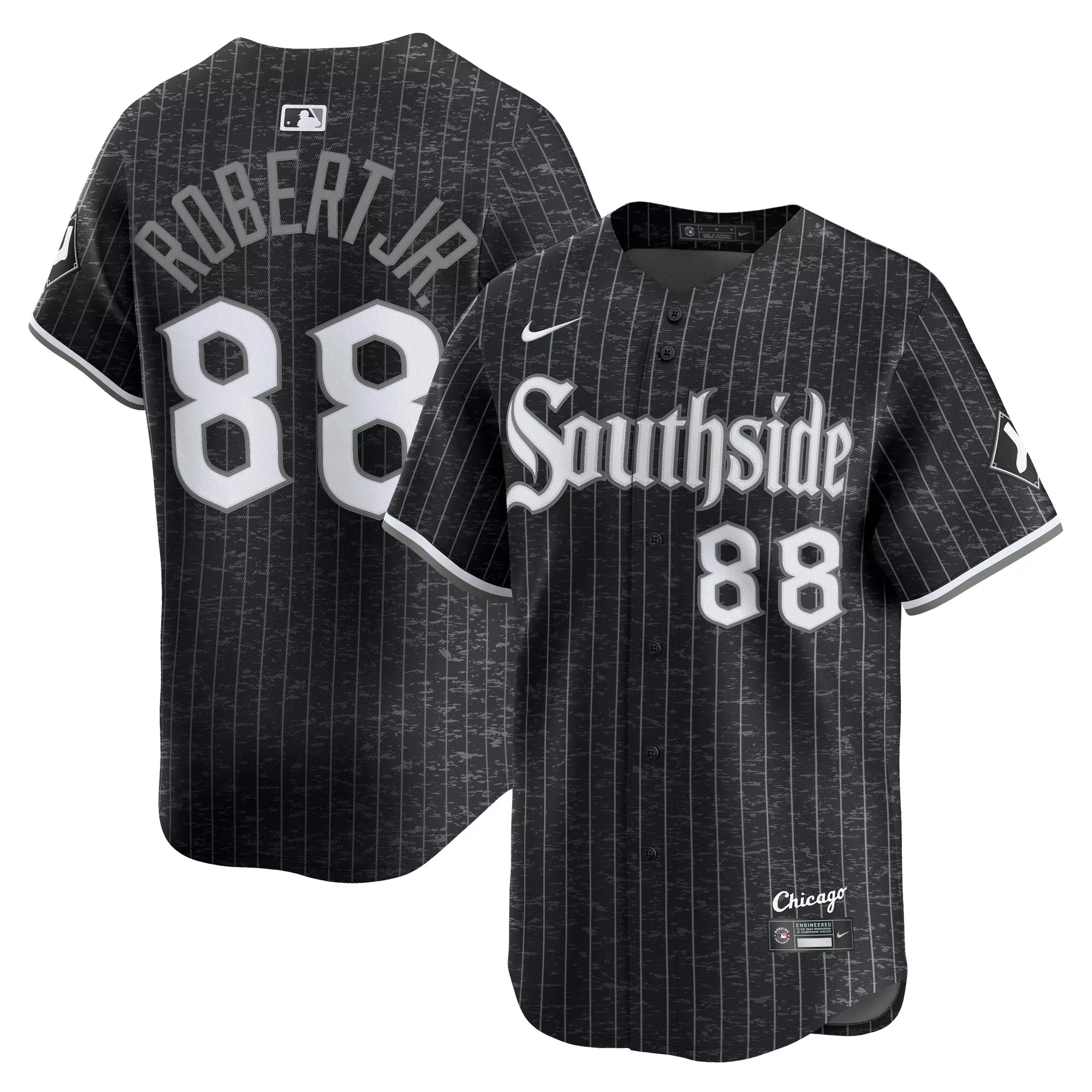 luis robert jr chicago white sox 2025 city connect limited player jersey red black
