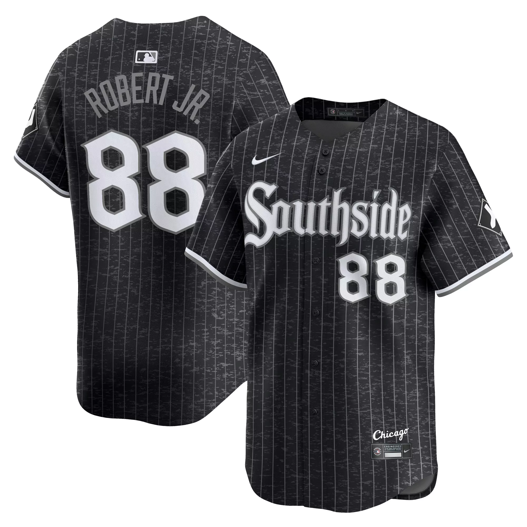 luis robert jr chicago white sox 2025 city connect limited player jersey red black