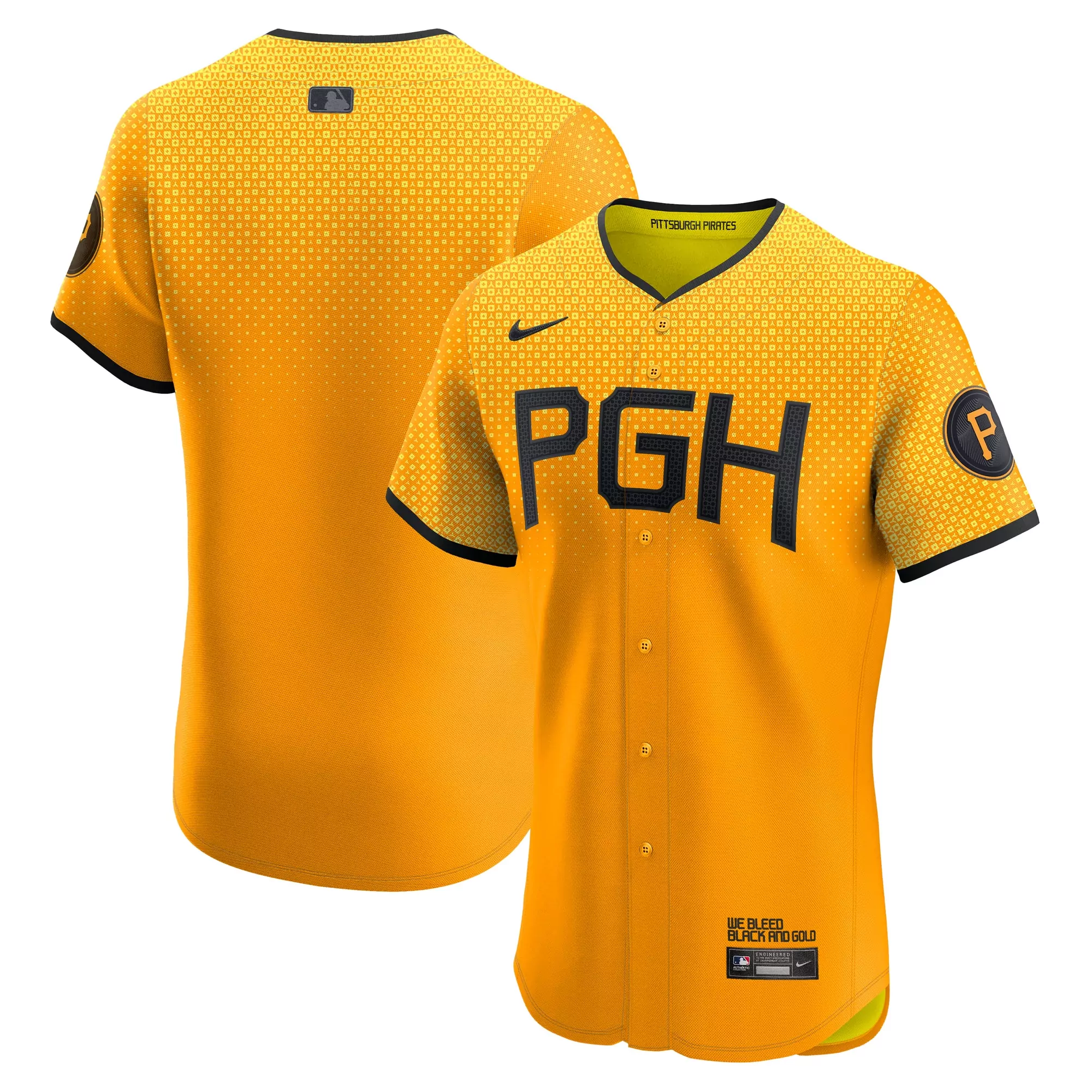 ke bryan hayes pittsburgh pirates city connect replica player jersey gold