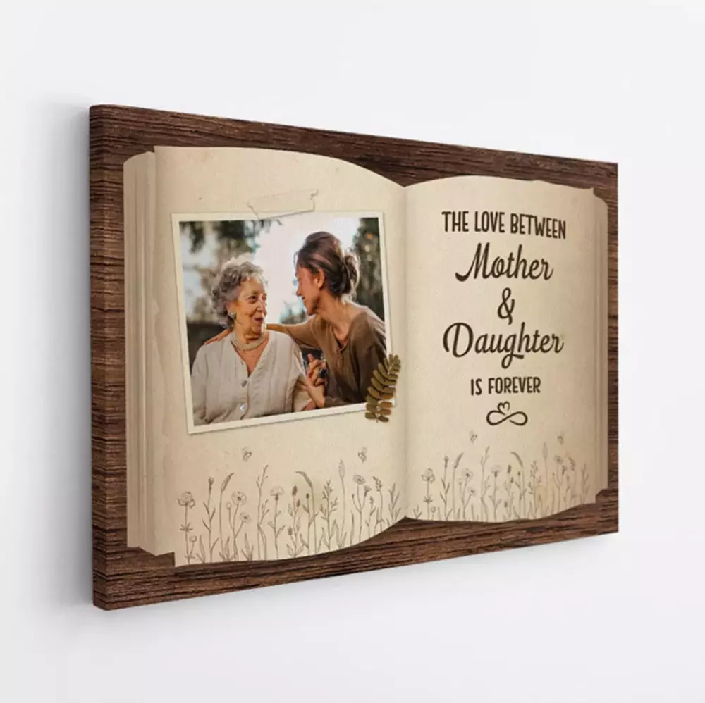 personalised together we make a family canvas print 1