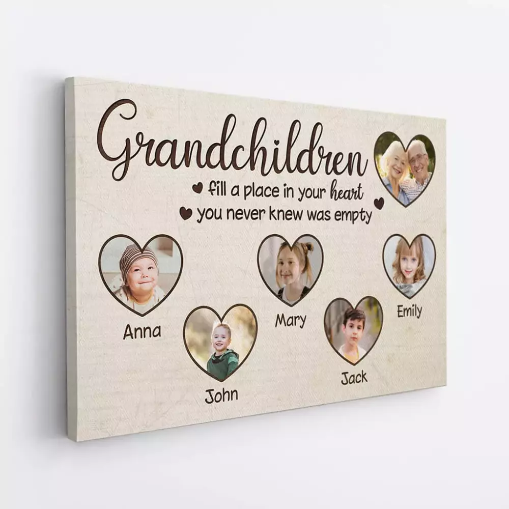 grandma s garden personalised gifts canvas for grandma