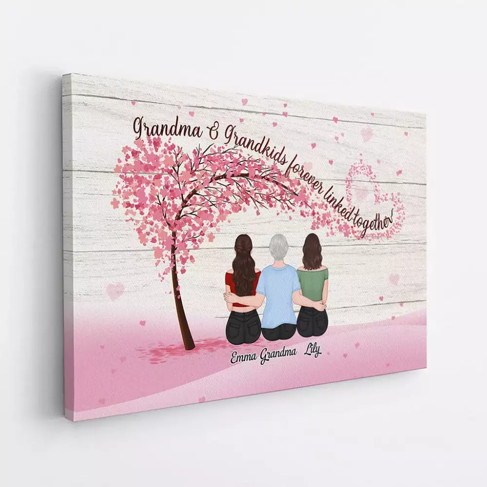 personalised other things may change us but we start and end with family photo canvas 1