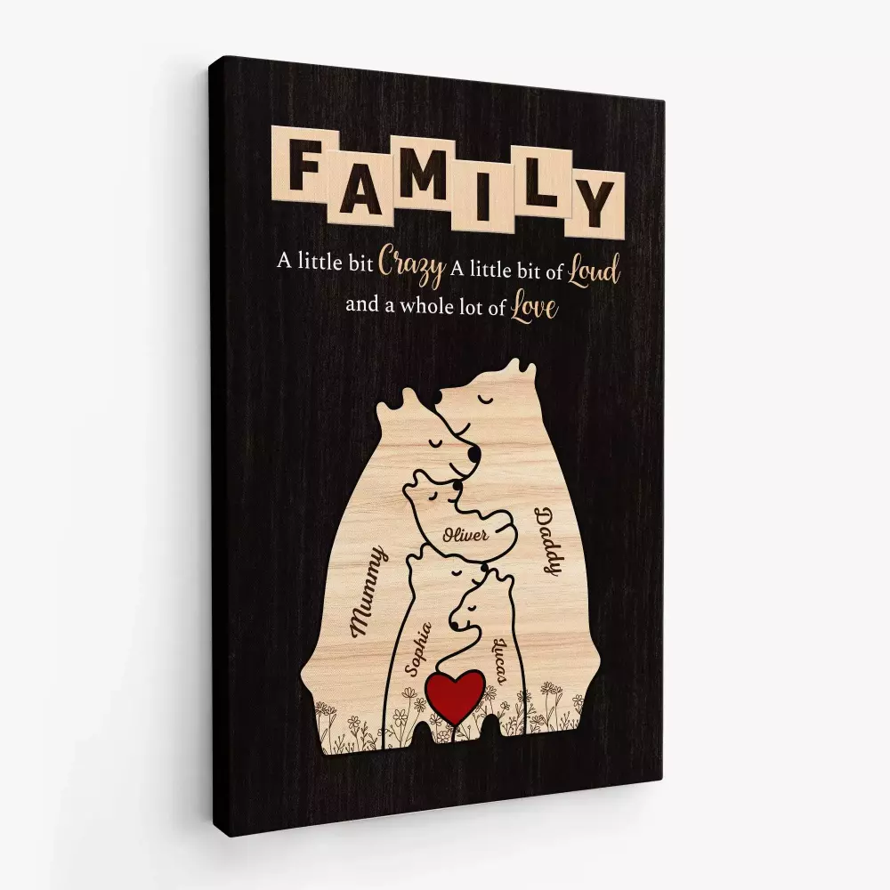 personalised vintage street sign photo canvas for couple 1