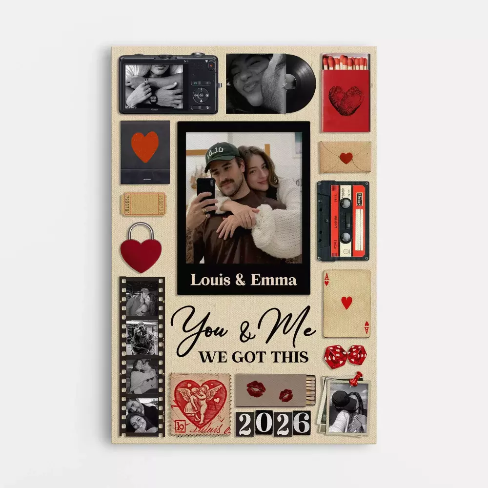 always with you personalised gifts canvas for grandma grandad