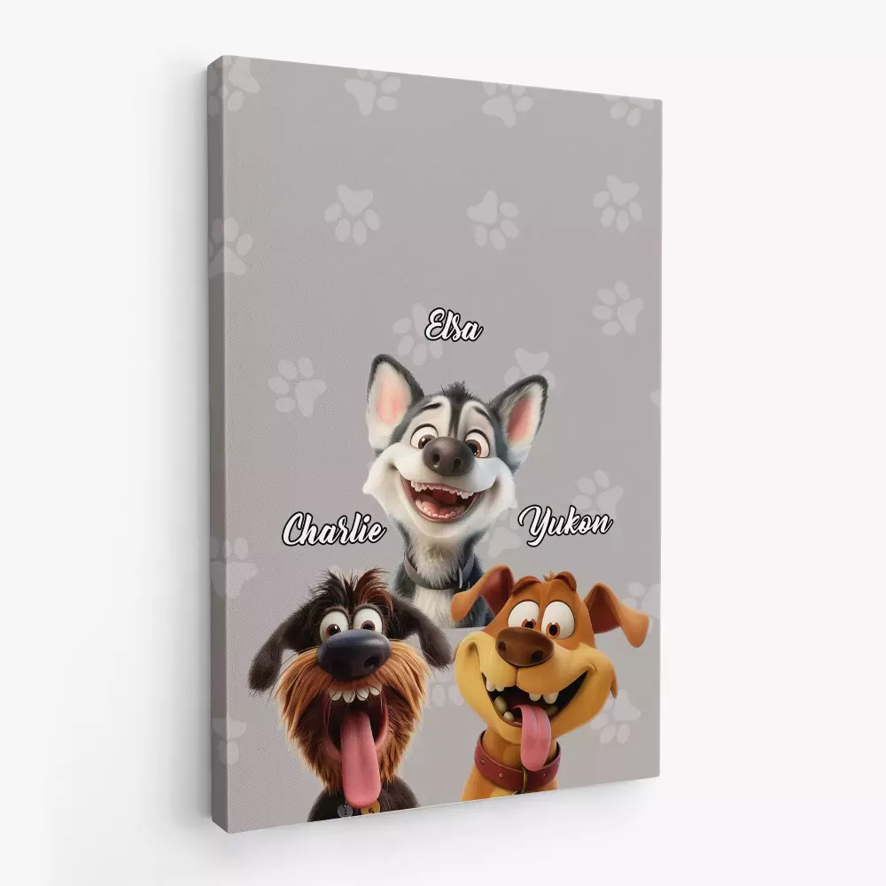 personalised family tree crossword canvas 1