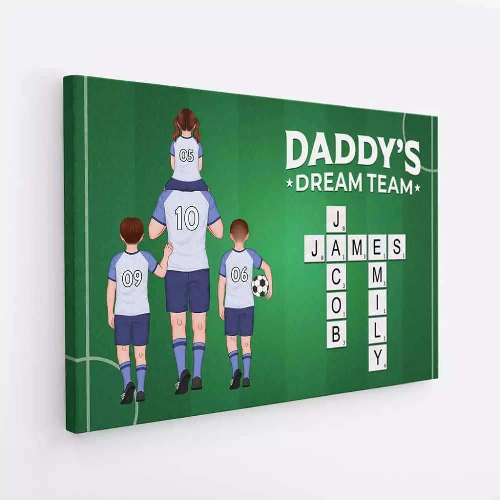 personalised family crossword canvas 2