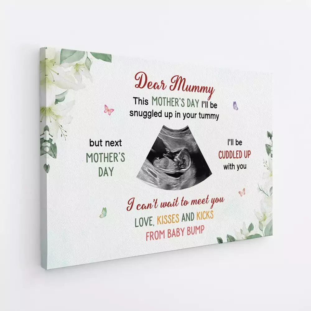 personalised dear mommy canvas 1
