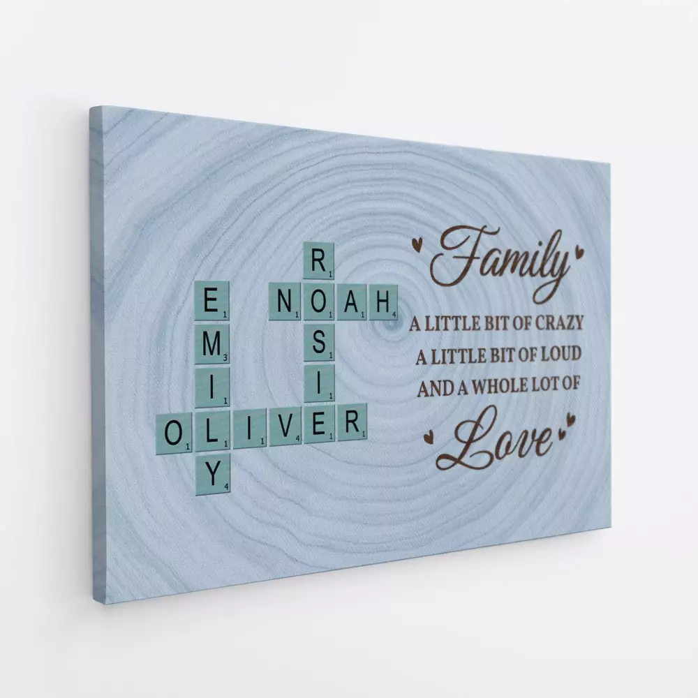 personalised you and me photo collage canvas for couple