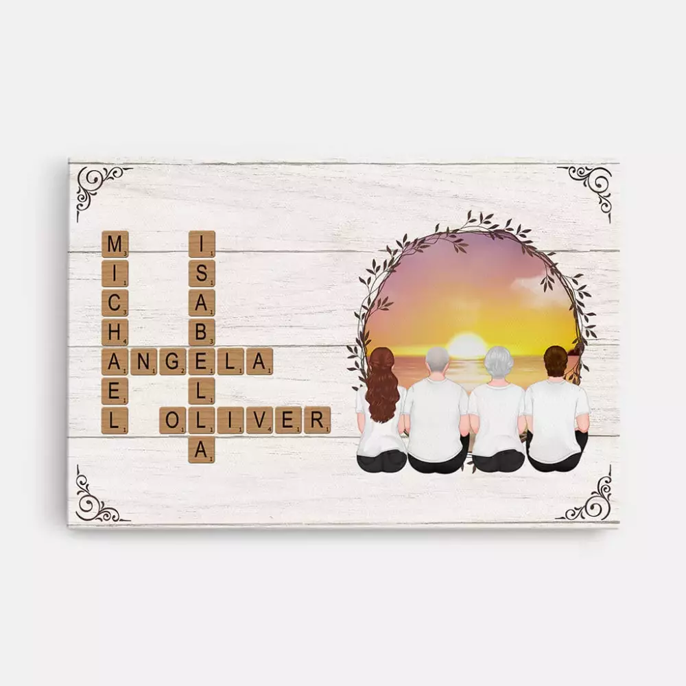 personalised family we may not have it all together canvas 1