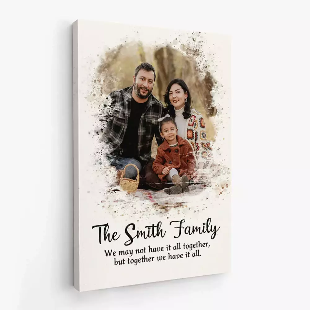 personalised family we may not have it all together canvas 1