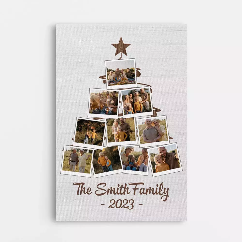 personalised together we make a family tree canvas 1