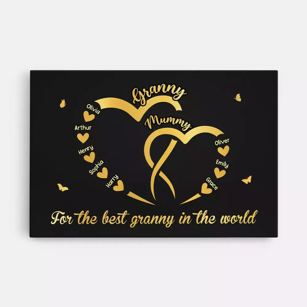 personalised it s who we have in life that matters canvas