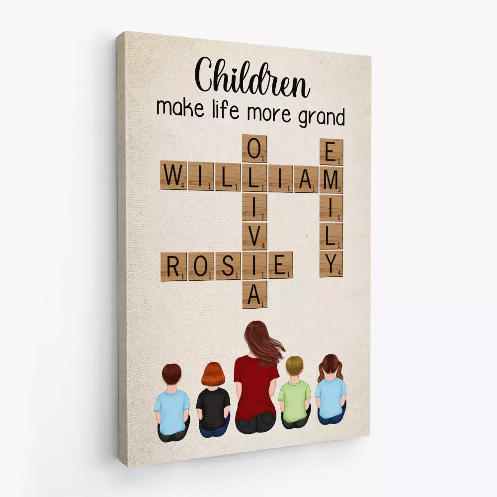 family a little bit of crazy a whole lot of love personalised gifts canvas for family