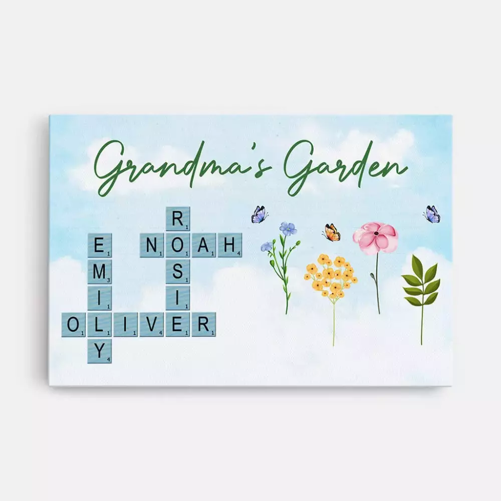 personalised this grandad belongs to crossword grandkids name canvas 1