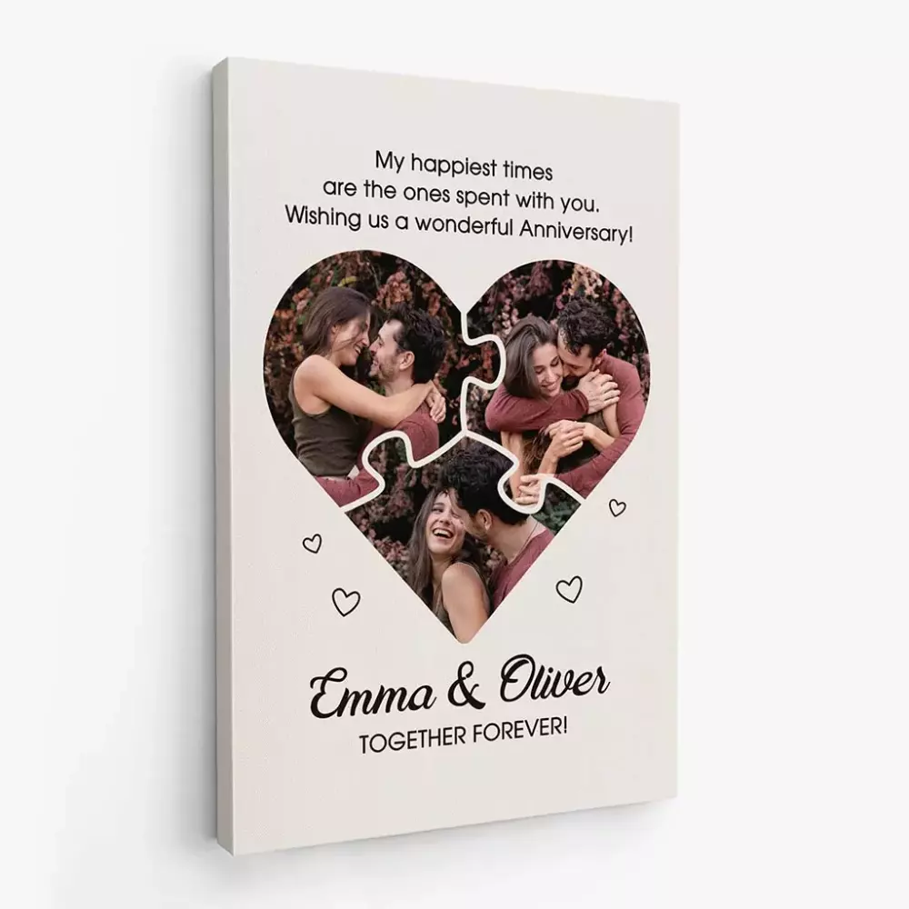 personalised grandkids make life more grand crossword canvas for grandparents 1