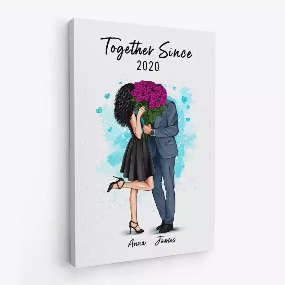 personalised it s who we have in life that matters canvas