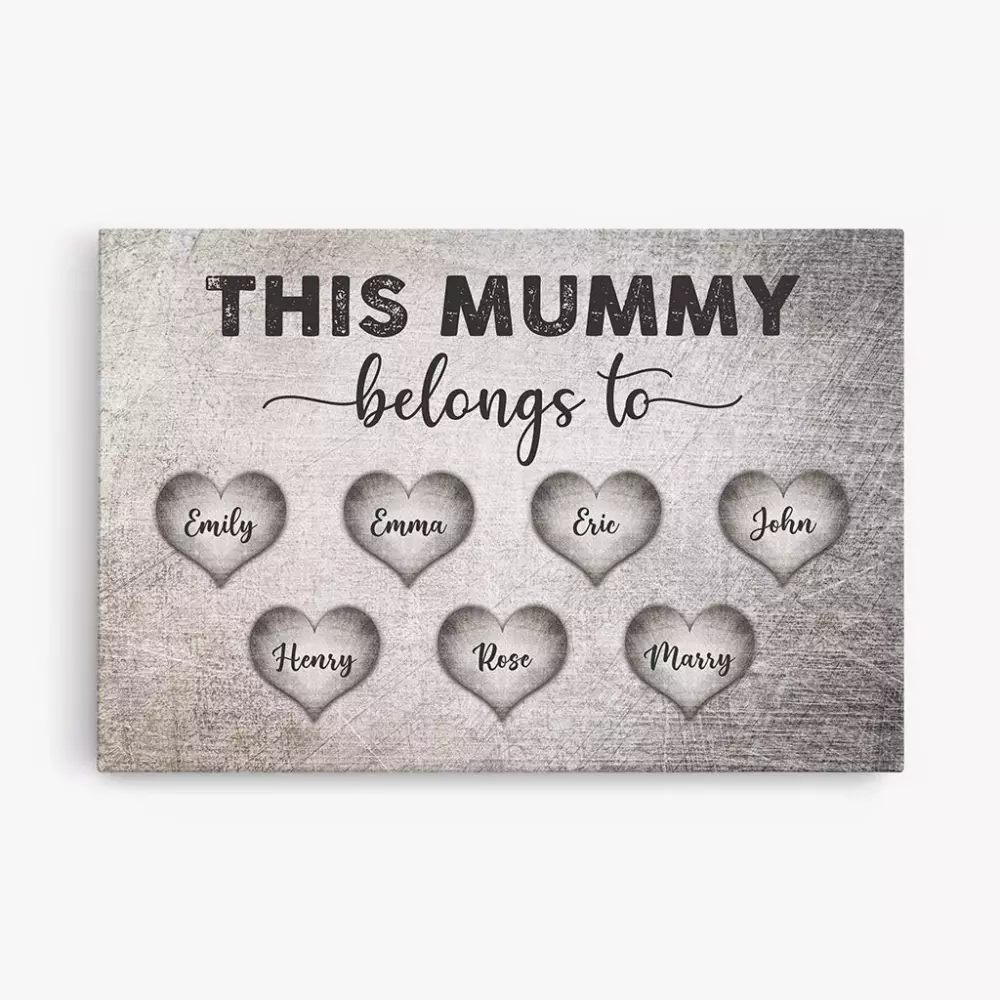 personalised you will forever be my always couple photo canvas