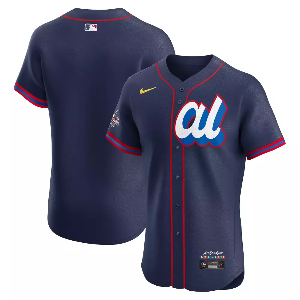 american league nike 2025 all star edition elite jersey navy