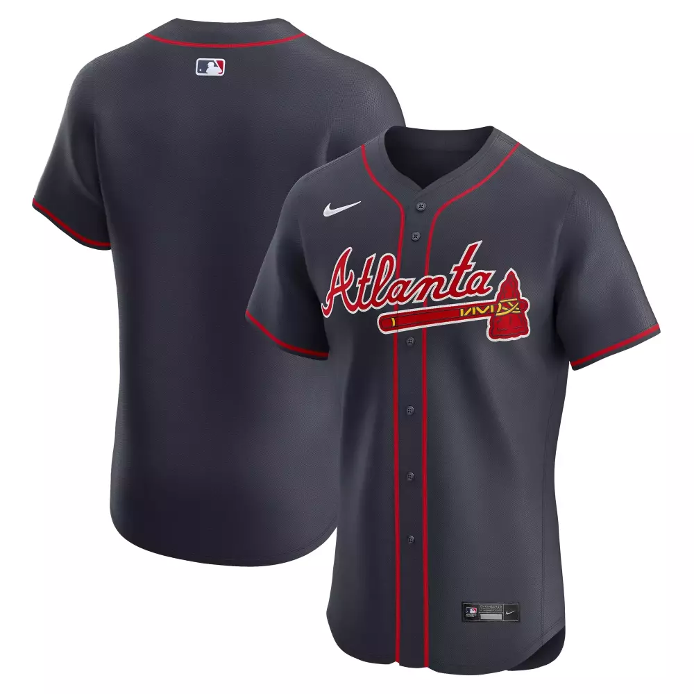atlanta braves nike alternate elite jersey red 1