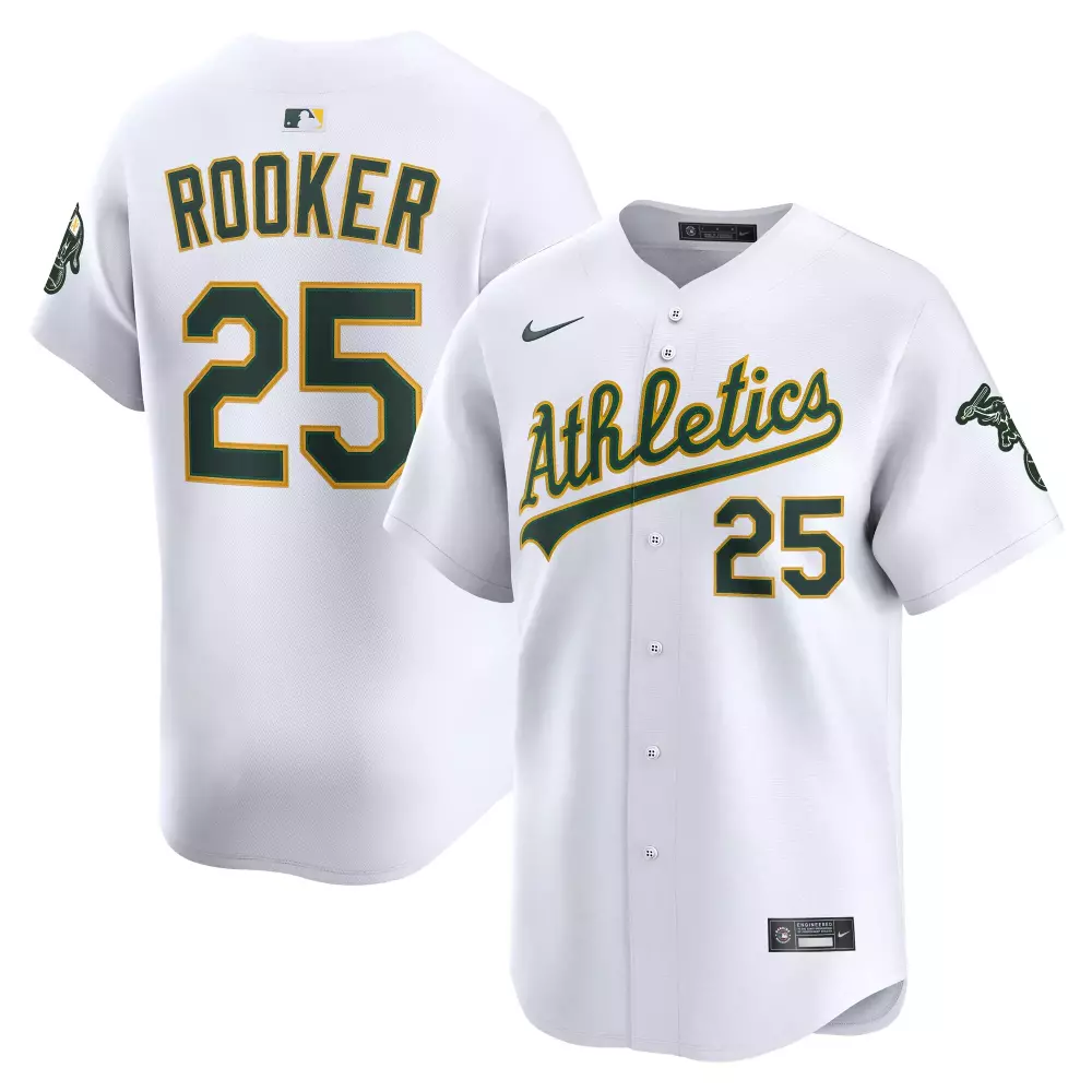 brent rooker athletics nike home limited player jersey white