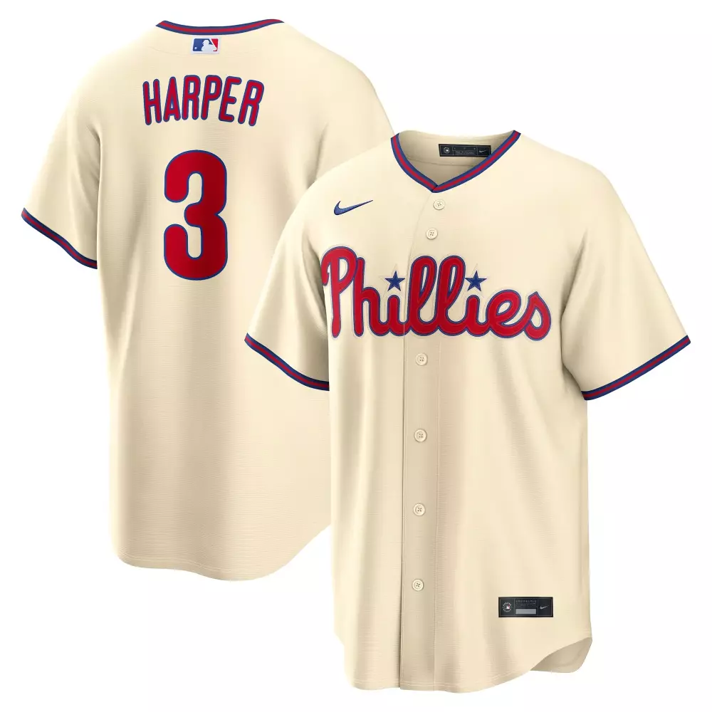 bryce harper philadelphia phillies nike alternate elite jersey light blue
