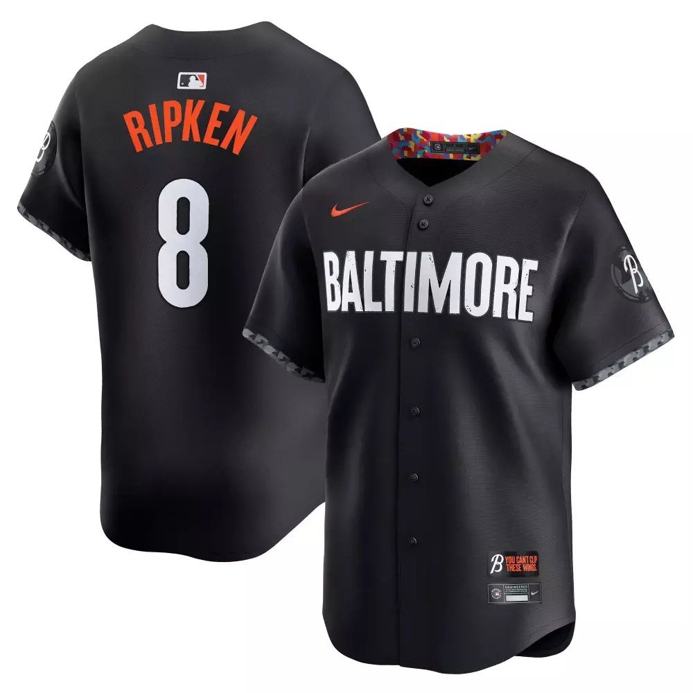 cal ripken jr baltimore orioles nike city connect limited jersey black