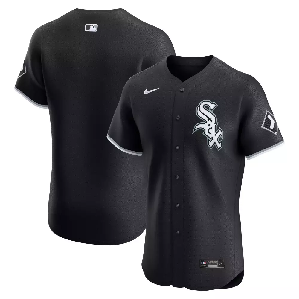chicago white sox nike alternate 2 elite jersey black