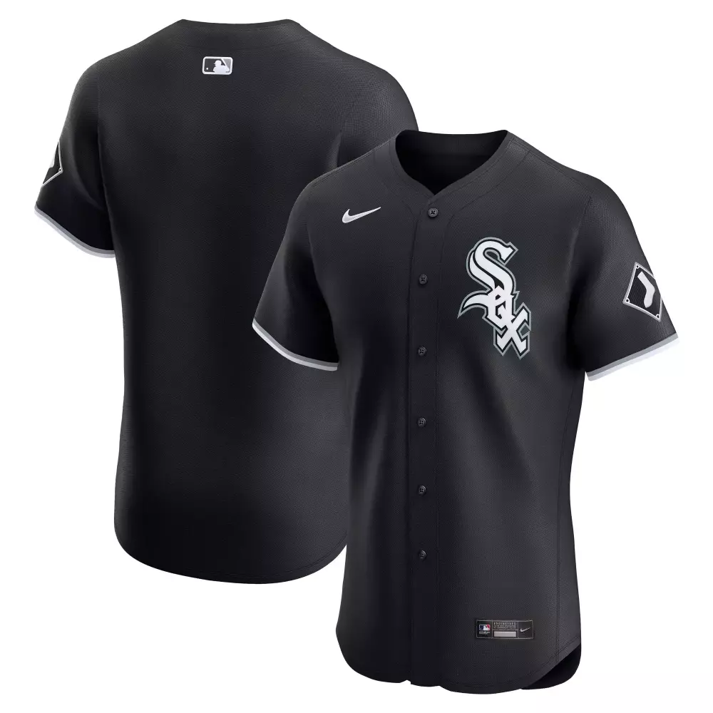 chicago white sox nike alternate 2 elite jersey black