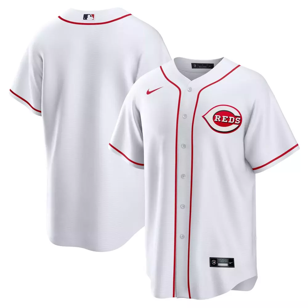 cincinnati reds nike home big tall replica jersey white