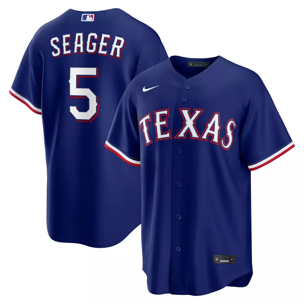 corey seager texas rangers nike alternate 2 limited jersey royal 1