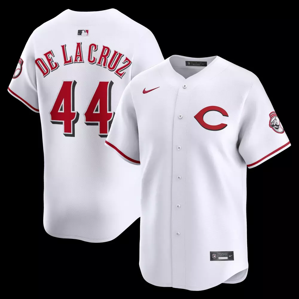 elly de la cruz cincinnati reds nike alternate 2 limited player jersey white