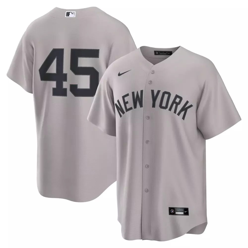gerrit cole new york yankees nike road replica jersey gray