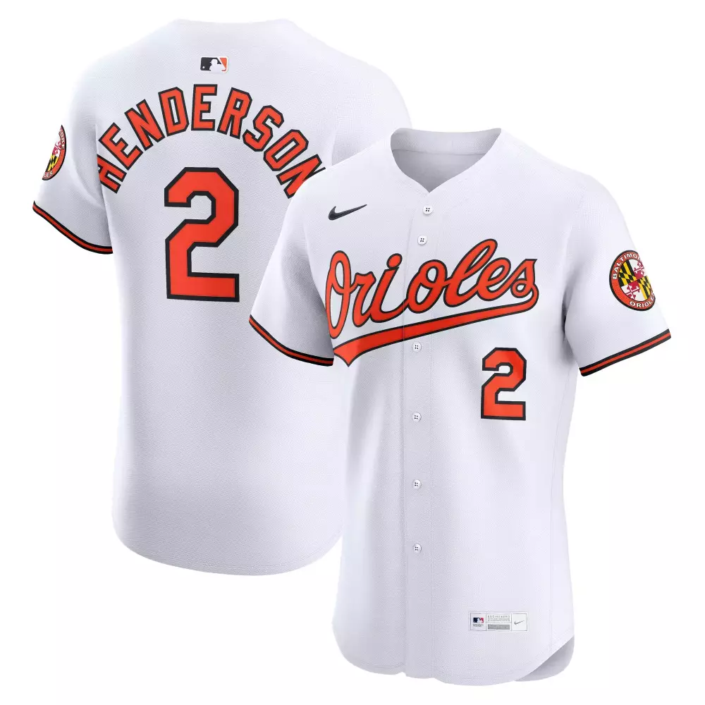 gunnar henderson baltimore orioles nike alternate limited player jersey black 1