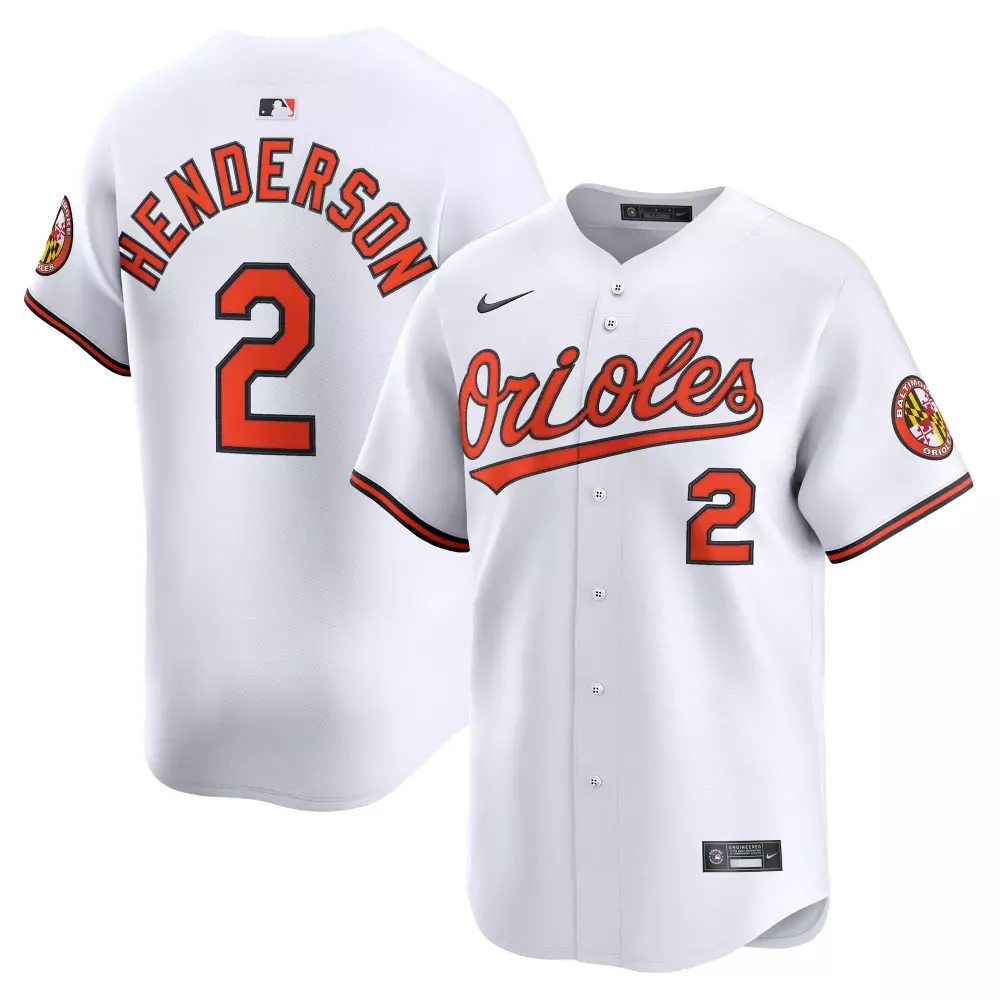 gunnar henderson baltimore orioles nike road limited player jersey gray 1