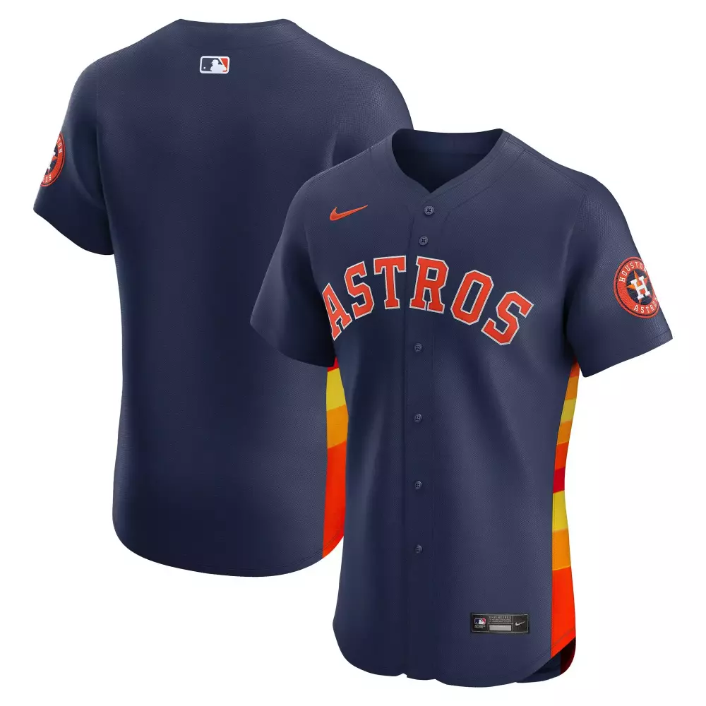 houston astros nike alternate 2 elite jersey navy