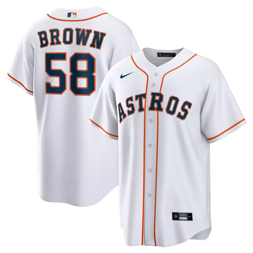 houston astros nike alternate limited jersey orange 1