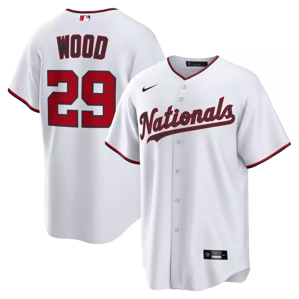 james wood washington nationals nike home replica jersey white