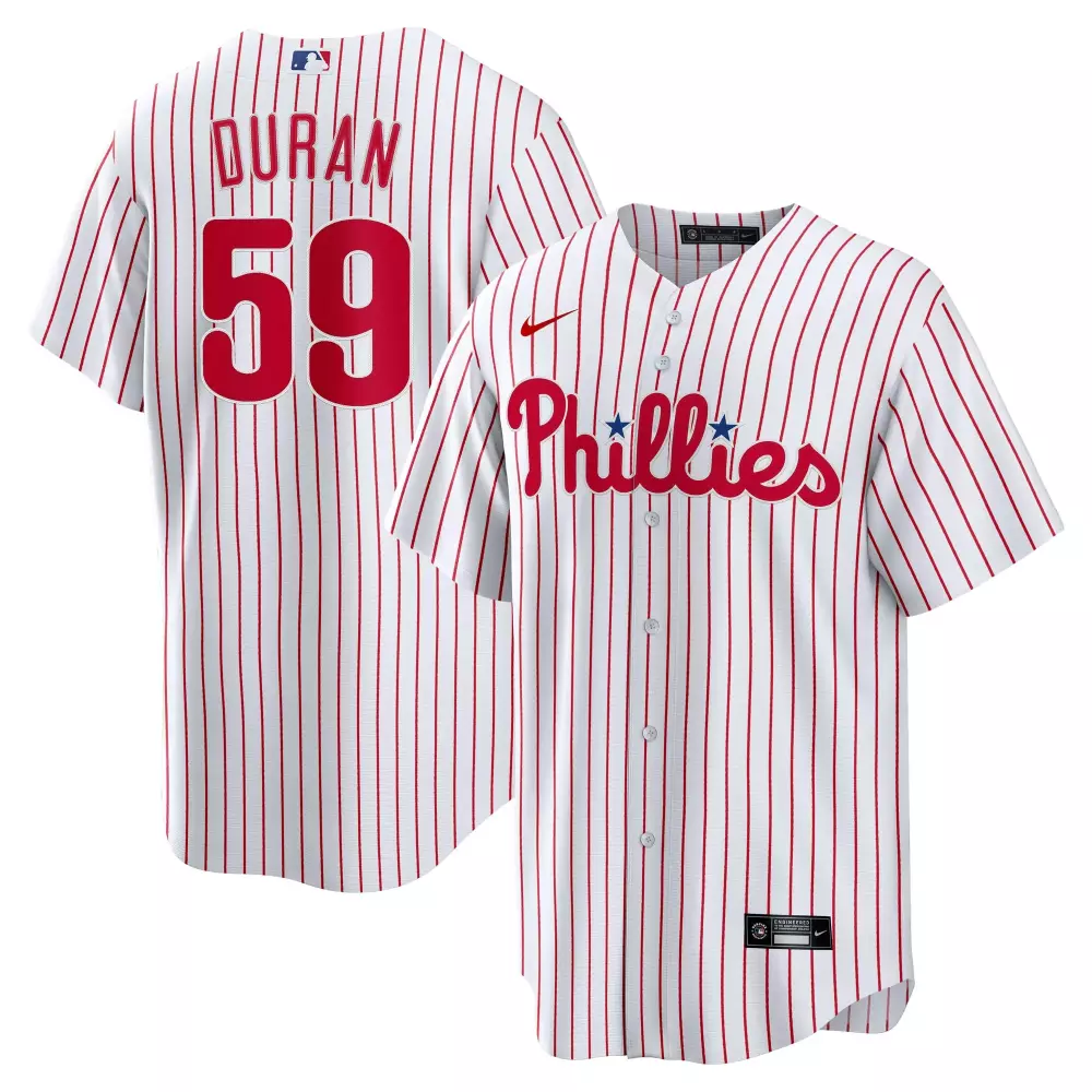 jhoan duran philadelphia phillies nike home replica jersey white