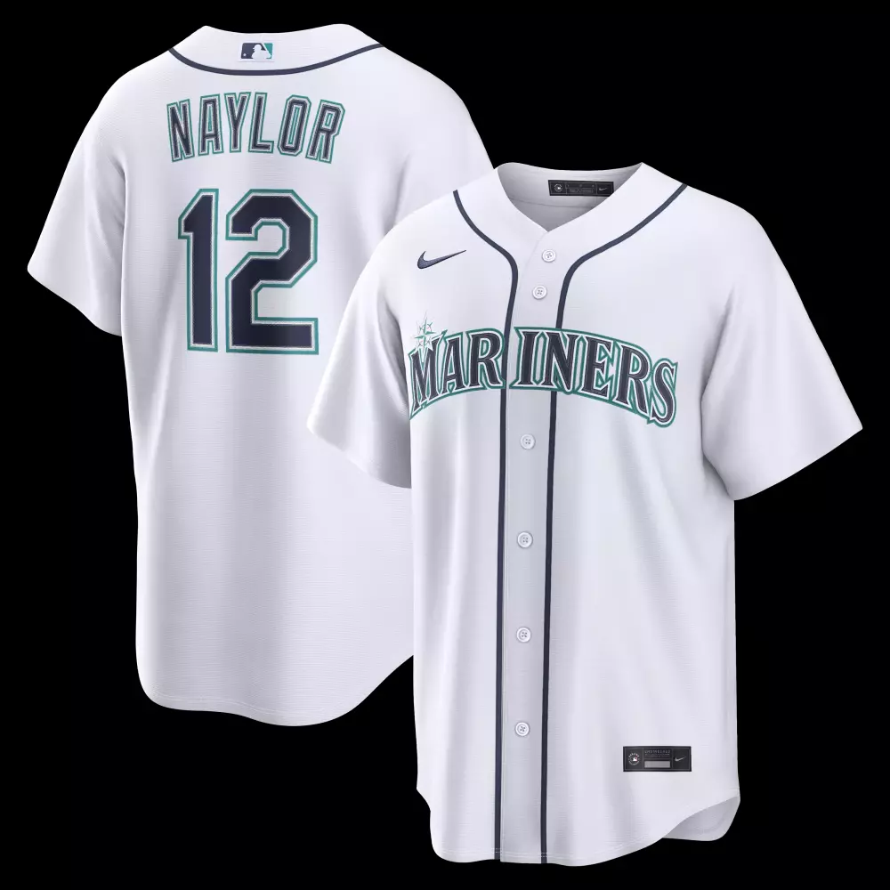 josh naylor seattle mariners nike home replica jersey white