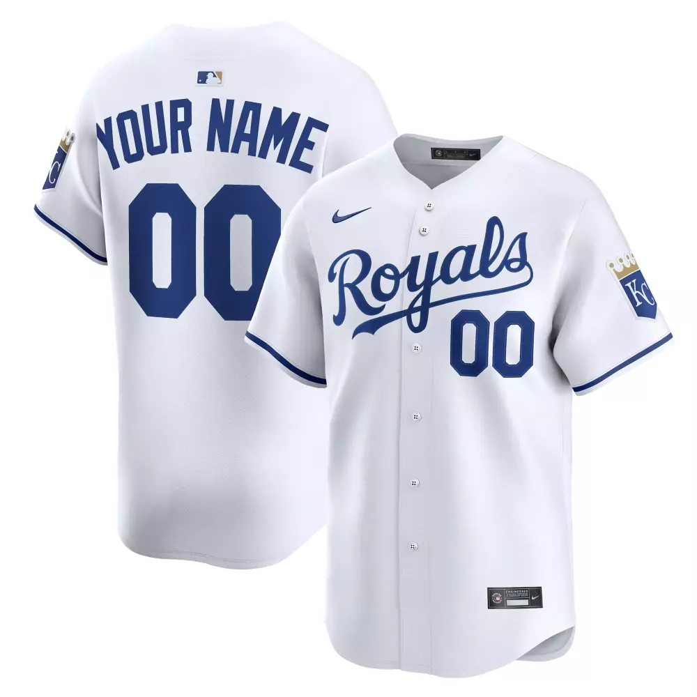 kansas city royals nike alternate limited custom jersey light blue 1