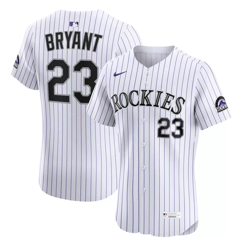 kris bryant colorado rockies nike home eliteplayer jersey white