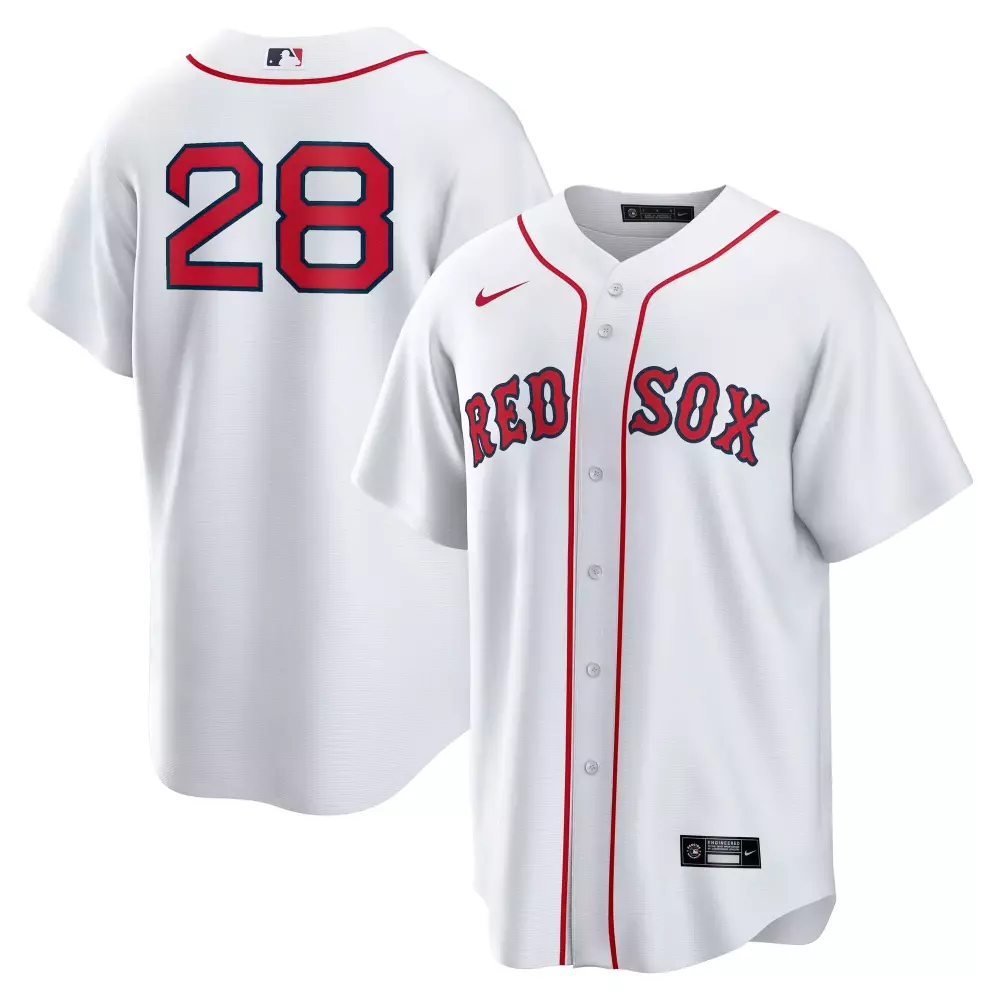 jarren duran boston red sox nike home replica jersey white