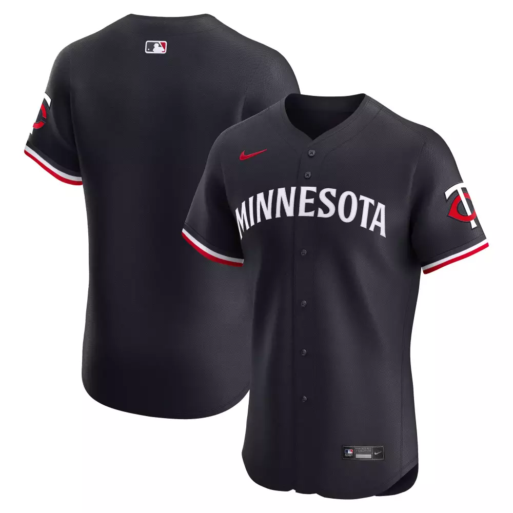 minnesota twins nike alternate 2 elite jersey navy