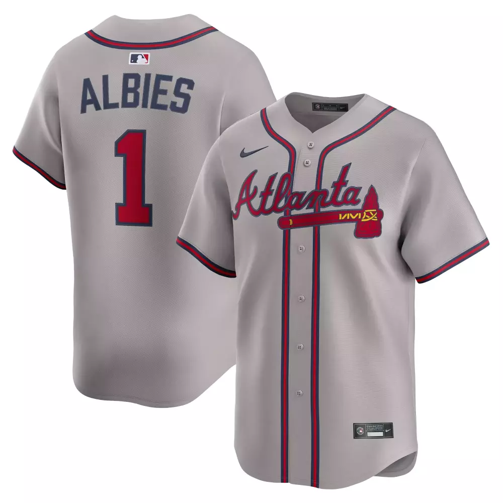 mike yastrzemski atlanta braves nike replica jersey white