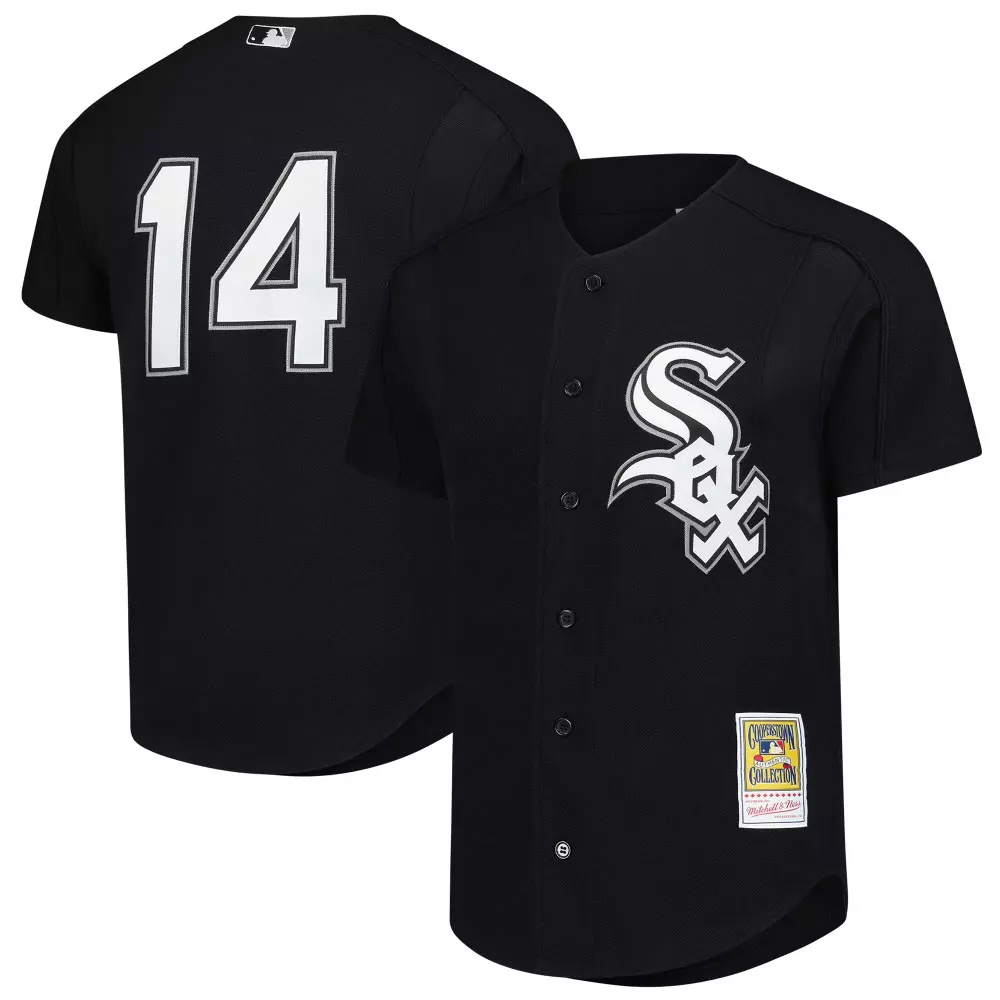 mark buehrle chicago white sox mitchell ness authentic batting practice jersey black