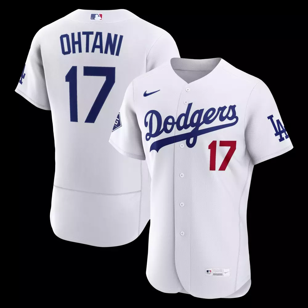 shohei ohtani los angeles dodgers nike city connect elite jersey cream