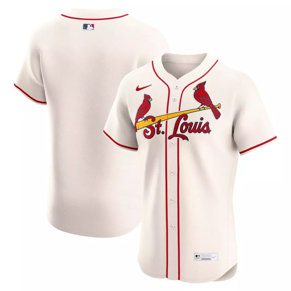 st louis cardinals nike alternate elite jersey cream