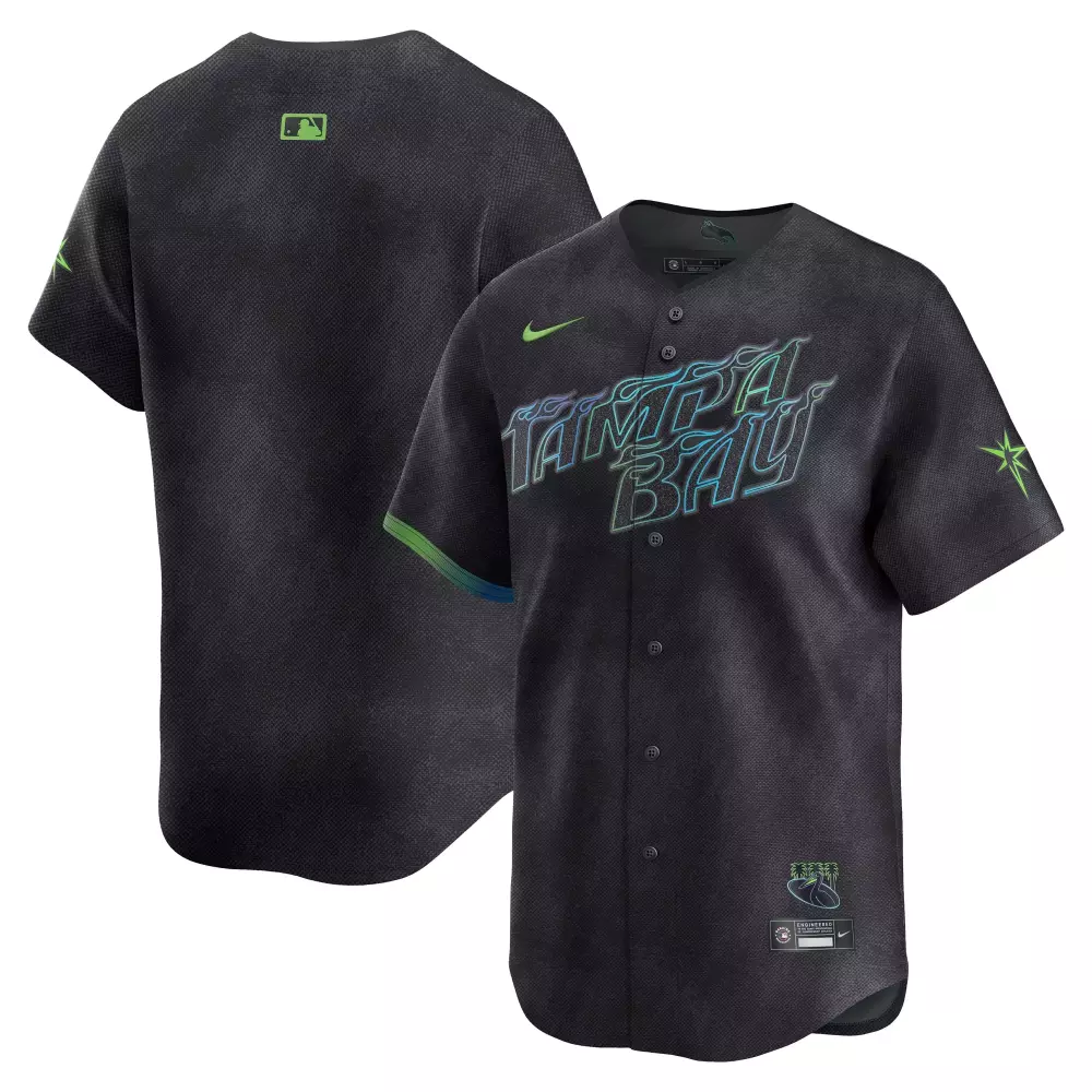 tampa bay rays nike city connect limited jersey black