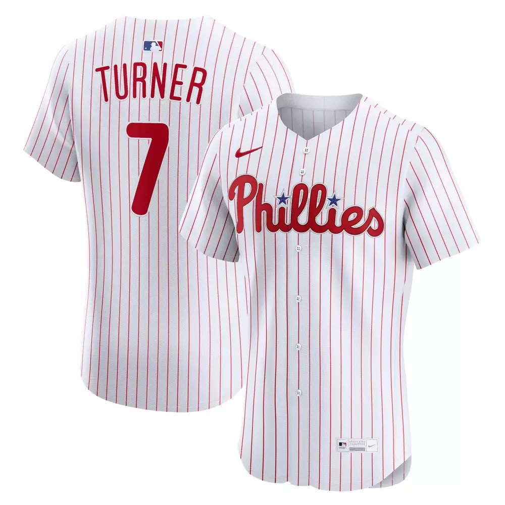 trea turner philadelphia phillies nike home elite jersey white