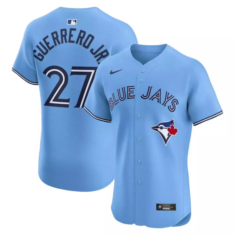 vladimir guerrero jr toronto blue jays nike alternate 2 elite jersey powder blue